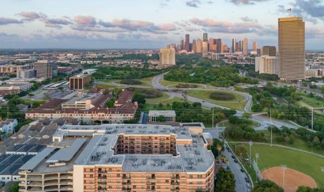 a large city landscape